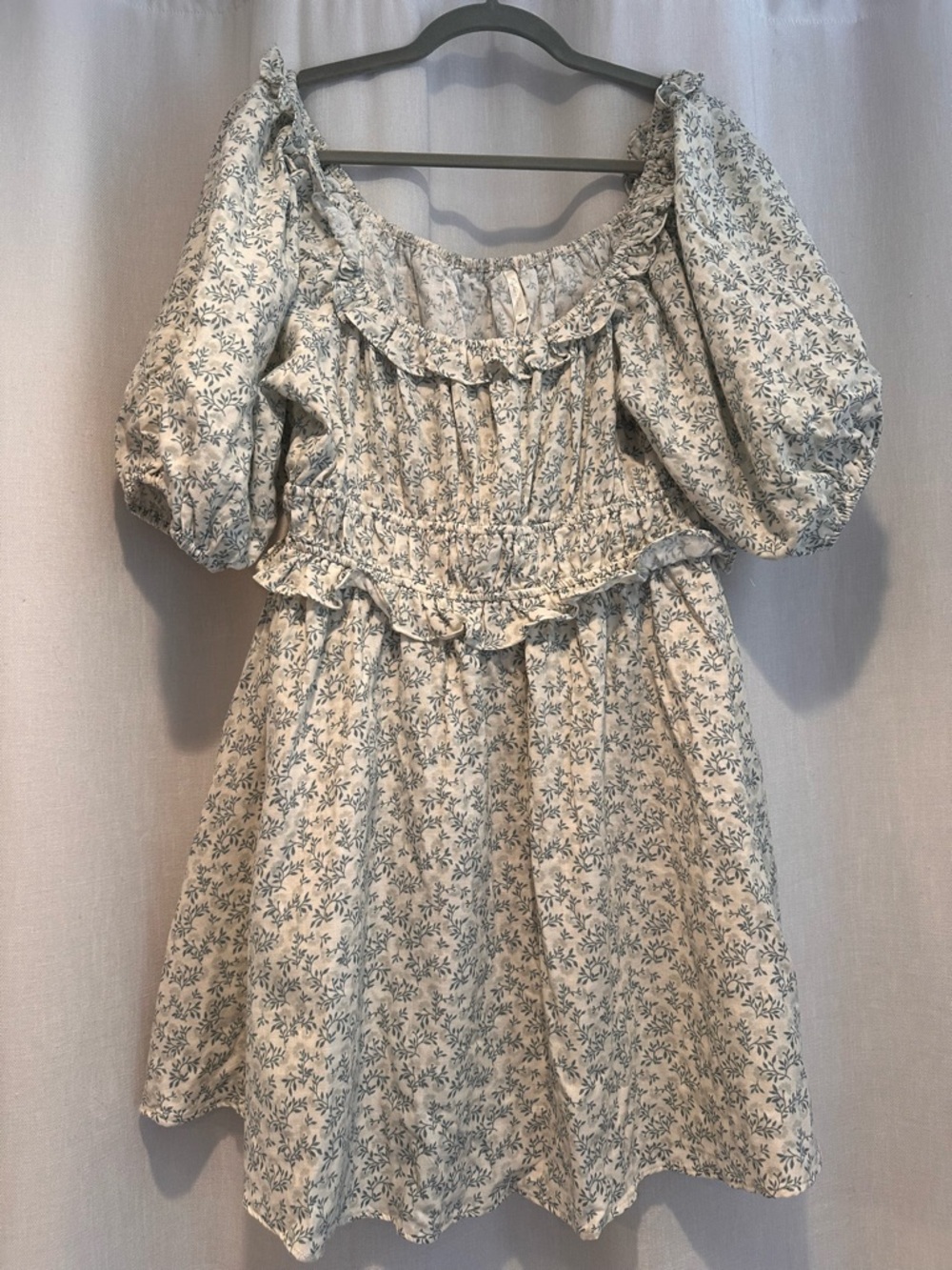 NWT Rylee + Cru Floral Smocked Mini Dress Size M - Picture 4 of 8